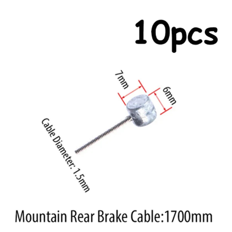 10PC Bicycle Brakes Line Road Mountain Bike Brake Cable Universal Bicycle Shift Cable Durable Road MTB Brake Shift Wire