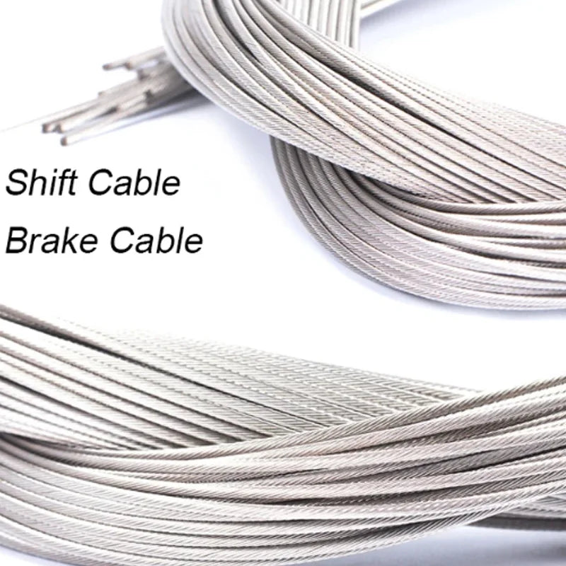 10PC Bicycle Brakes Line Road Mountain Bike Brake Cable Universal Bicycle Shift Cable Durable Road MTB Brake Shift Wire