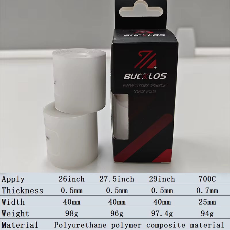 Puncture-Resistant Bicycle Tire Liner for 26", 27", 29", and 700C Road and Mountain Bikes