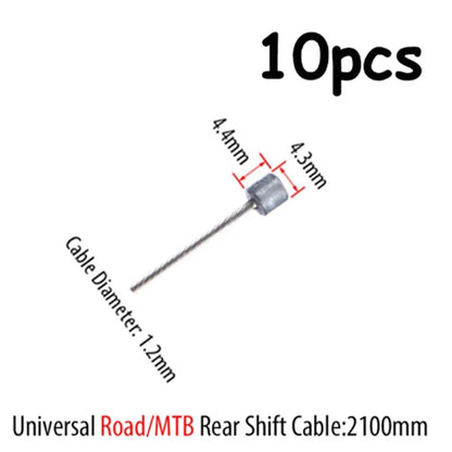 10PC Bicycle Brakes Line Road Mountain Bike Brake Cable Universal Bicycle Shift Cable Durable Road MTB Brake Shift Wire